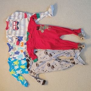 Boys Carter 18M Fleece Sleeper Lot